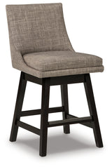 Tallenger Light Gray Counter Height Barstool, Set of 2 from Ashley - Luna Furniture