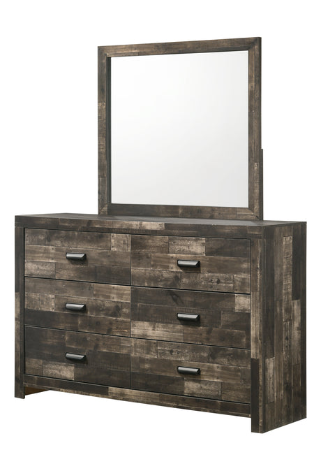 Tallulah Grayish Brown Bedroom Mirror (Mirror Only) from Crown Mark - Luna Furniture