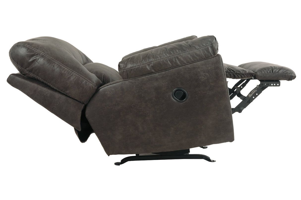 Tambo Pewter Recliner from Ashley - Luna Furniture