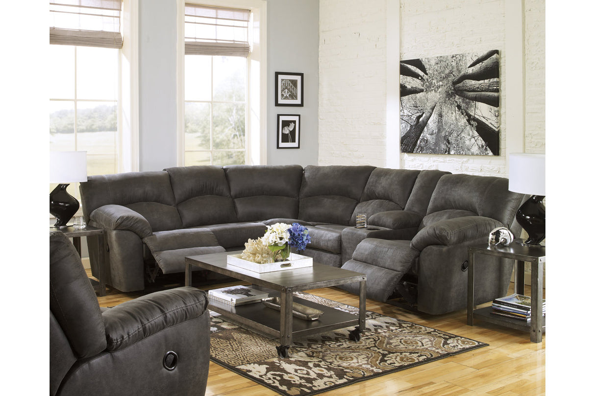 Tambo Pewter Recliner from Ashley - Luna Furniture