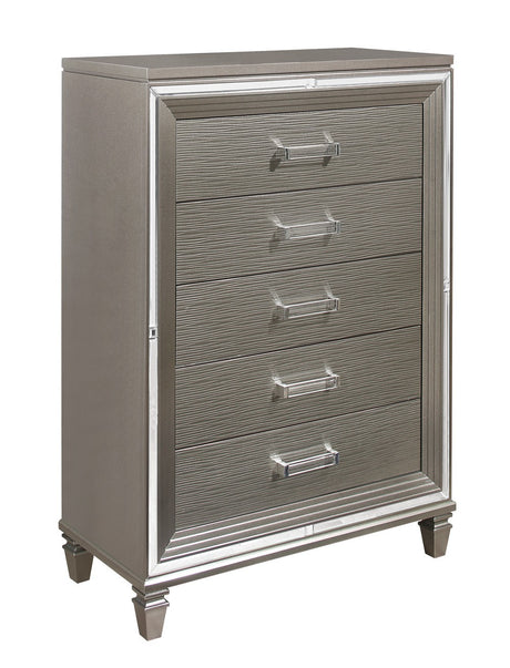 Tamsin Silver/Gray Metallic Chest from Homelegance - Luna Furniture