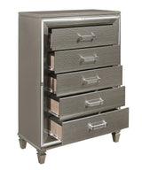 Tamsin Silver/Gray Metallic Chest from Homelegance - Luna Furniture