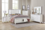 Tamsin White LED Upholstered Storage Platform Bedroom Set from Homelegance - Luna Furniture