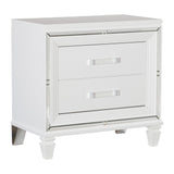 Tamsin White LED Upholstered Storage Platform Bedroom Set from Homelegance - Luna Furniture