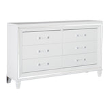 Tamsin White LED Upholstered Storage Platform Bedroom Set from Homelegance - Luna Furniture