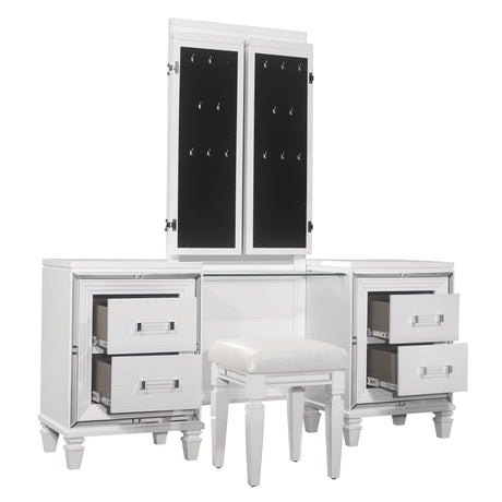 Tamsin White Vanity Set from Homelegance - Luna Furniture