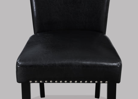Tanner White/Black Dining Chair, Set of 2 from Crown Mark - Luna Furniture