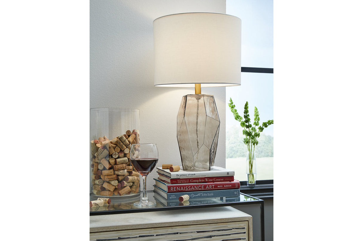 Taylow Gray Table Lamp from Ashley - Luna Furniture