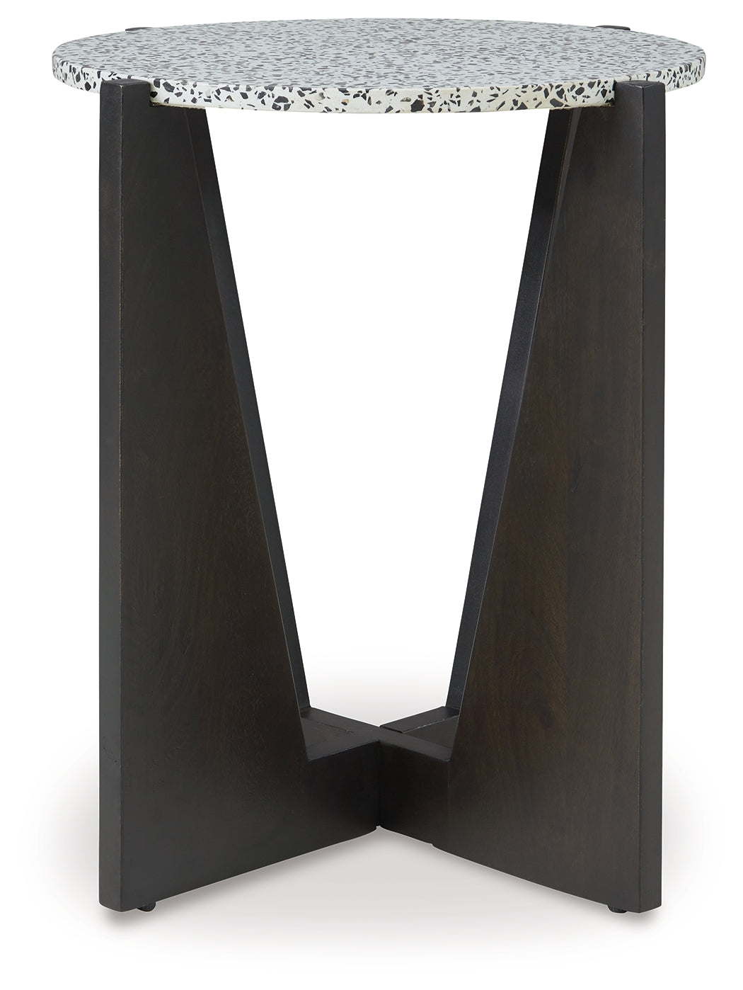 Tellrich Black/White Accent Table from Ashley - Luna Furniture