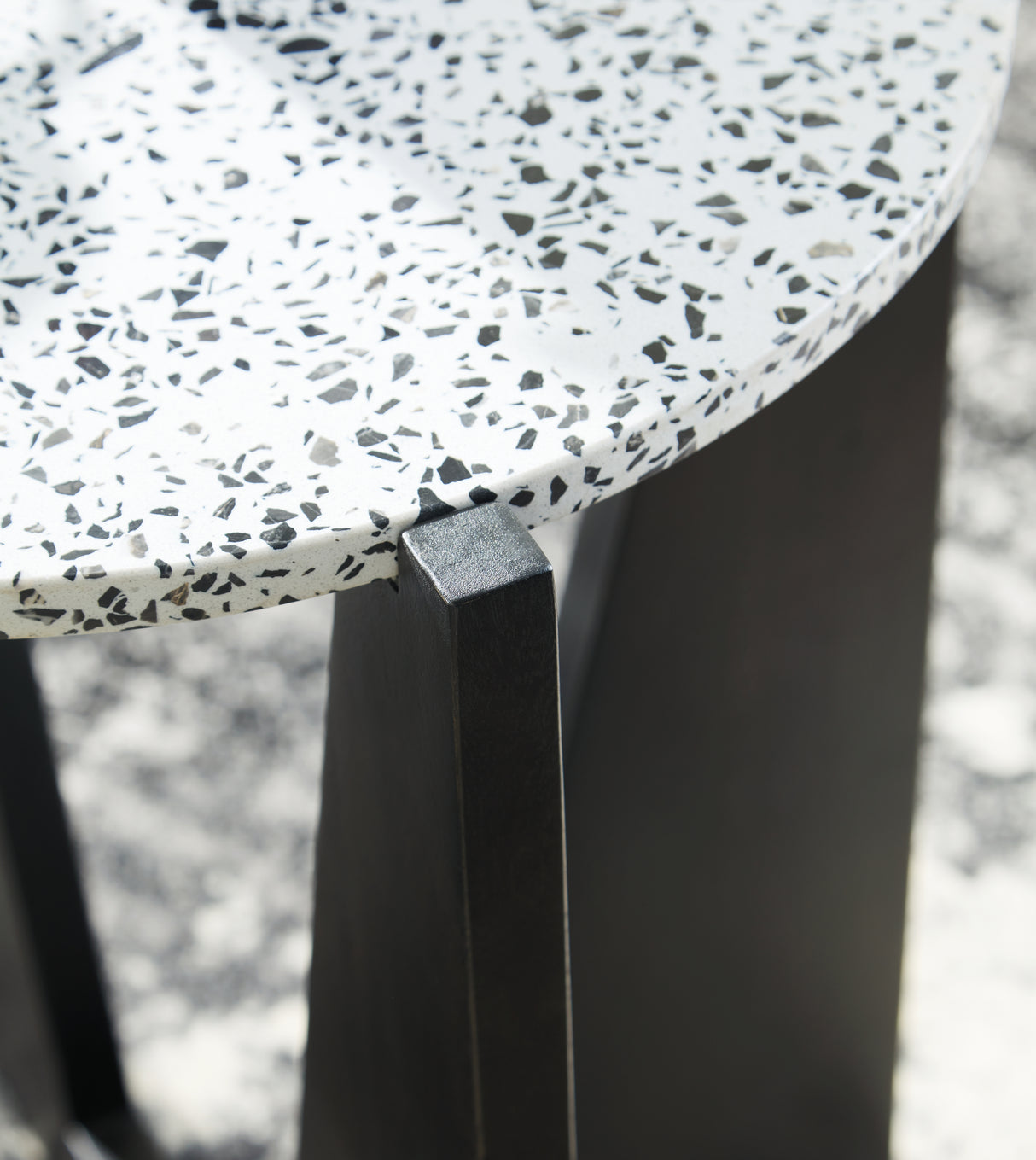 Tellrich Black/White Accent Table from Ashley - Luna Furniture