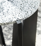 Tellrich Black/White Accent Table from Ashley - Luna Furniture