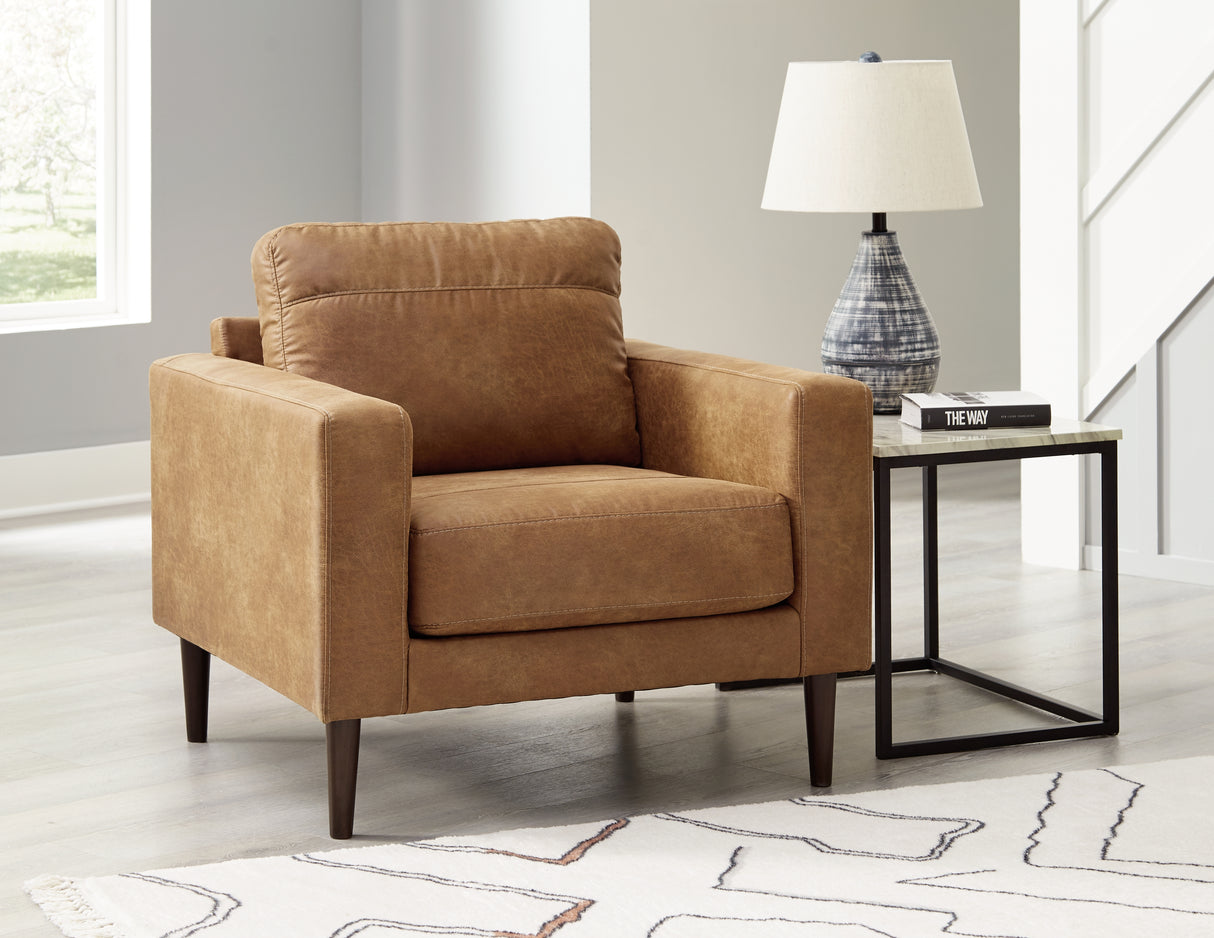 Telora Caramel Chair from Ashley Furniture - Luna Furniture