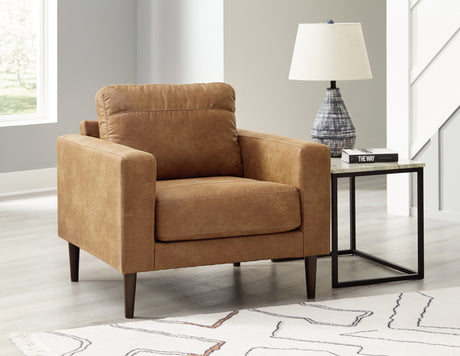 Telora Caramel Chair from Ashley - Luna Furniture