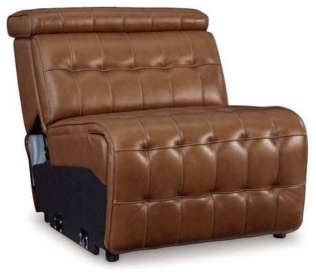 Temmpton Chocolate Armless Chair from Ashley Furniture - Luna Furniture