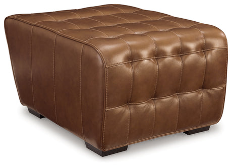 Temmpton Chocolate Oversized Accent Ottoman from Ashley - Luna Furniture