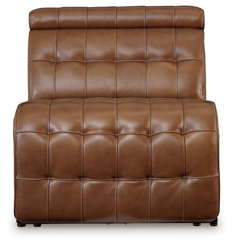 Temmpton Chocolate Power Armless Recliner from Ashley Furniture - Luna Furniture