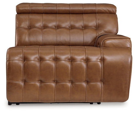 Temmpton Chocolate Right-Arm Facing Power Recliner from Ashley Furniture - Luna Furniture