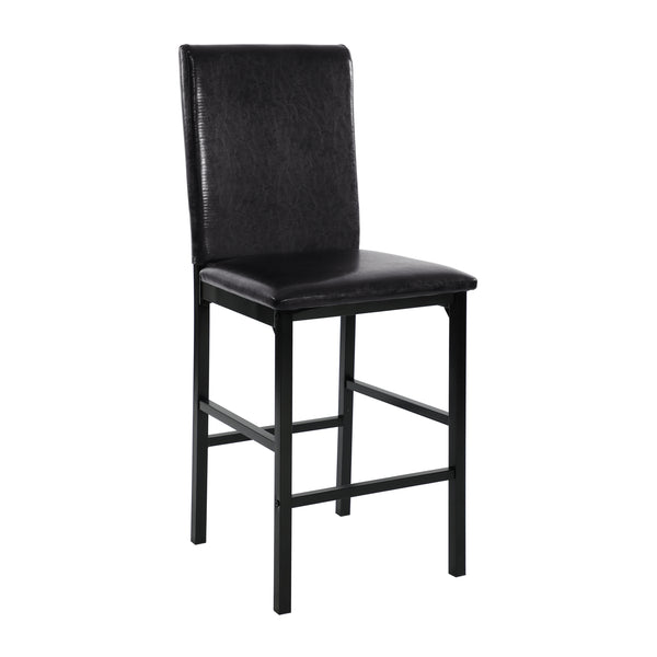 Tempe Brown/Black Counter Height Chair, Set of 4