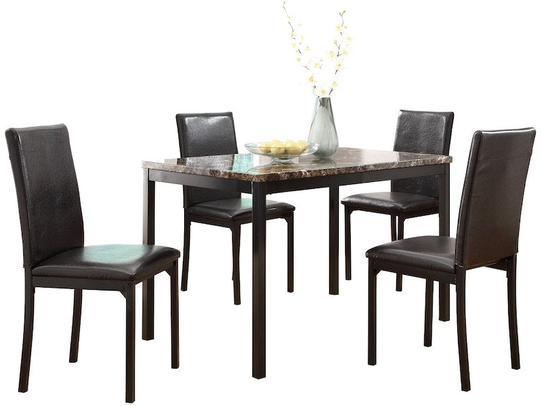 Tempe Brown/Black Side Chair, Set of 2 from Homelegance - Luna Furniture