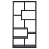 Theo Cappuccino 10-Shelf Bookcase from Coaster - Luna Furniture