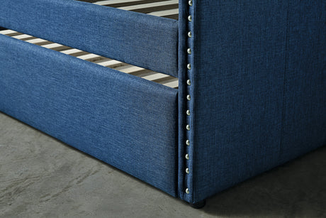 Therese Blue Daybed with Trundle from Homelegance - Luna Furniture