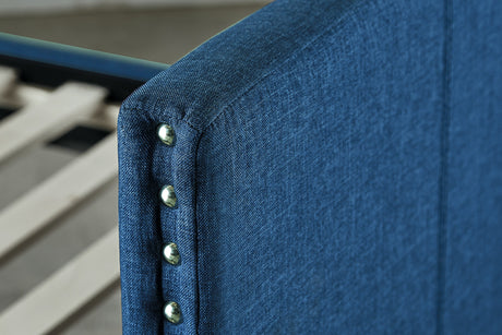 Therese Blue Daybed with Trundle from Homelegance - Luna Furniture