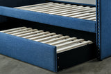 Therese Blue Daybed with Trundle from Homelegance - Luna Furniture