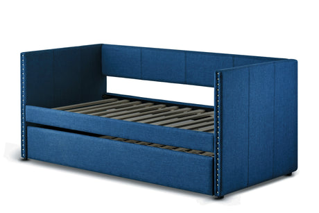 Therese Blue Daybed with Trundle from Homelegance - Luna Furniture
