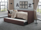 Therese Chocolate Daybed with Trundle from Homelegance - Luna Furniture
