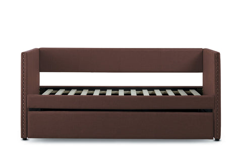 Therese Chocolate Daybed with Trundle from Homelegance - Luna Furniture