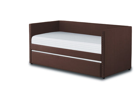Therese Chocolate Daybed with Trundle from Homelegance - Luna Furniture
