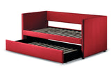 Therese Red Daybed with Trundle from Homelegance - Luna Furniture