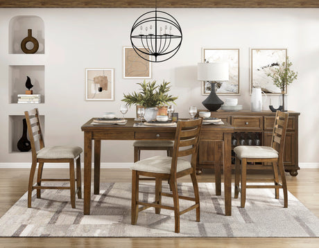 Tigard Cherry Counter Height Set from Homelegance - Luna Furniture