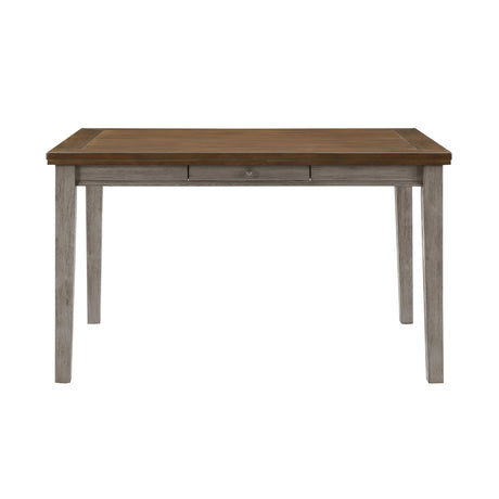 Tigard Cherry/Gray Counter Height Table from Homelegance - Luna Furniture