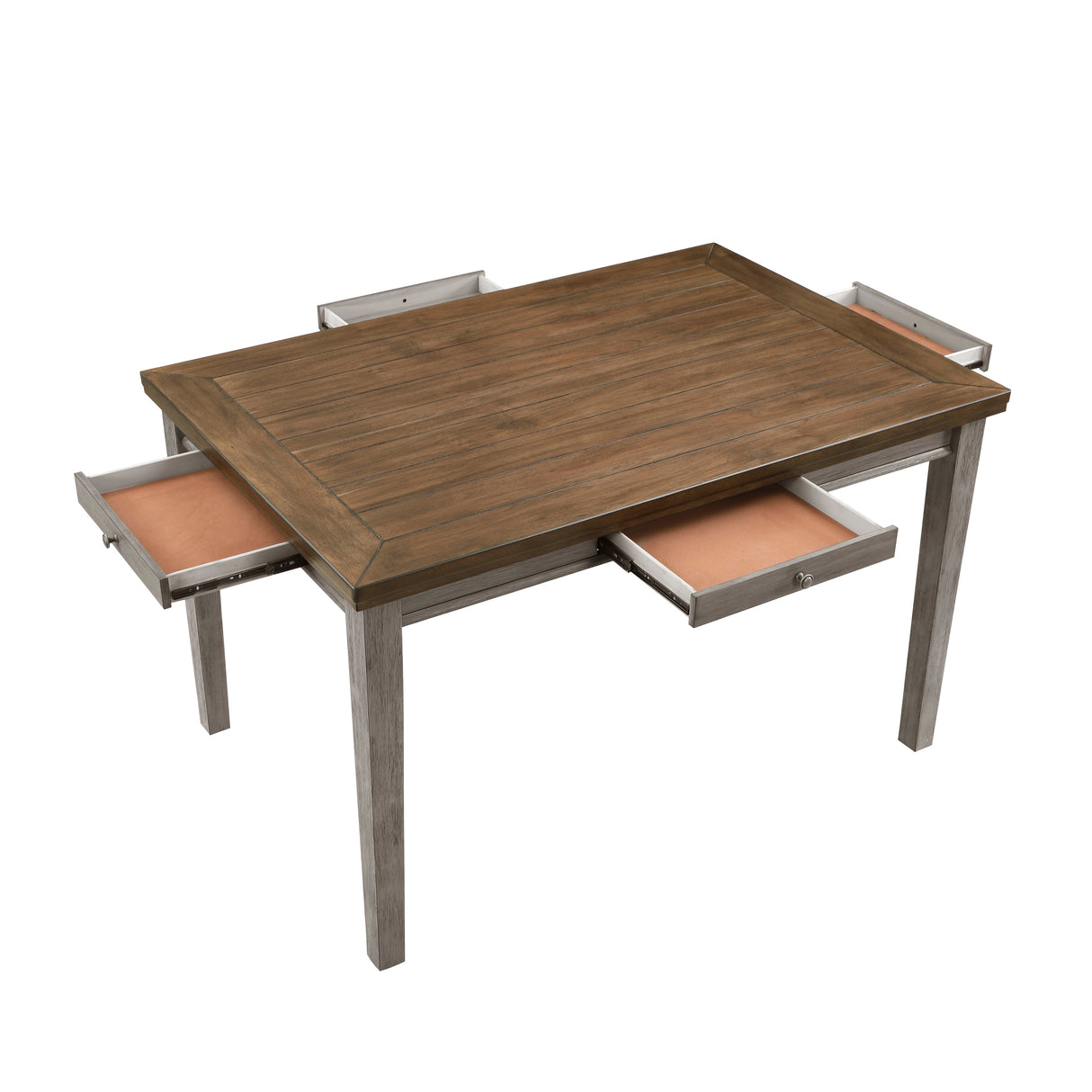 Tigard Cherry/Gray Counter Height Table from Homelegance - Luna Furniture
