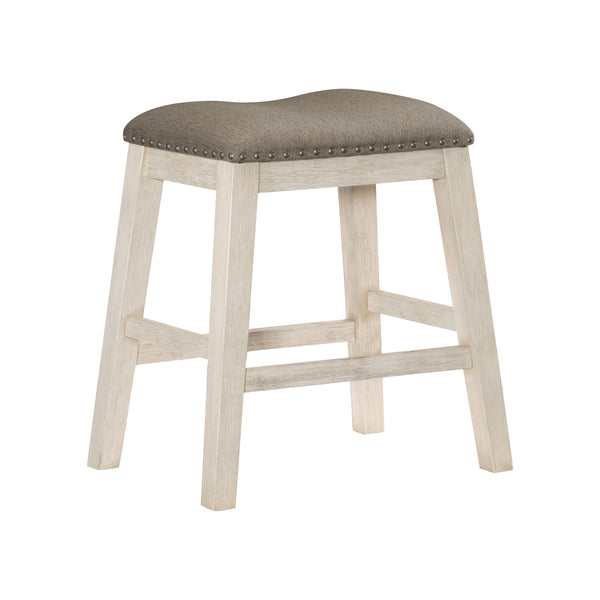 Timbre Whitewash Counter Height Chair, Set of 2