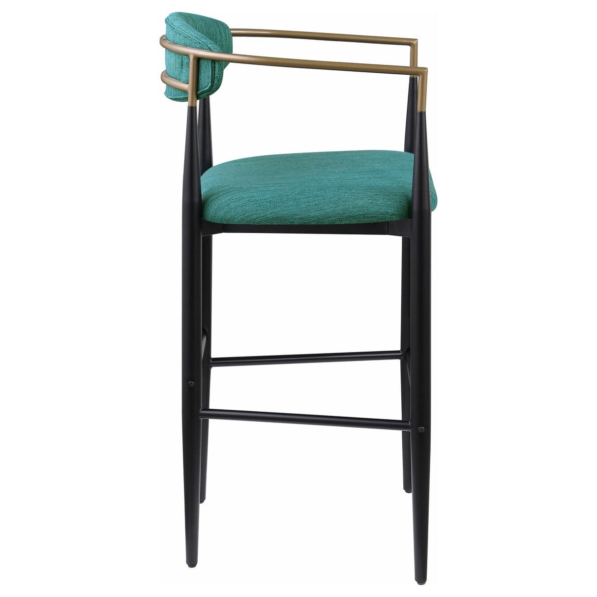 Tina Green Metal Pub Height Upholstered Bar Stool, Set of 2 from Coaster - Luna Furniture