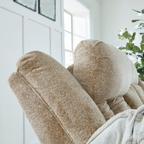 Tip-Off Wheat Power Recliner from Ashley - Luna Furniture