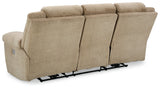 Tip-Off Wheat Power Reclining Sofa from Ashley - Luna Furniture