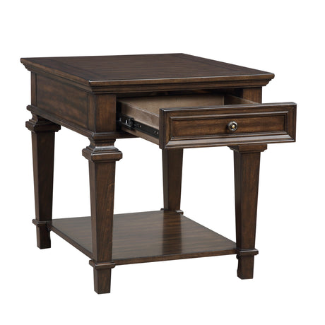 Tobias Espresso End Table from Homelegance - Luna Furniture