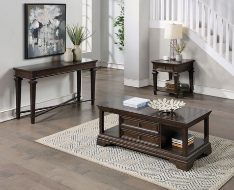 Tobias Espresso Lift Top Cocktail Table from Homelegance - Luna Furniture