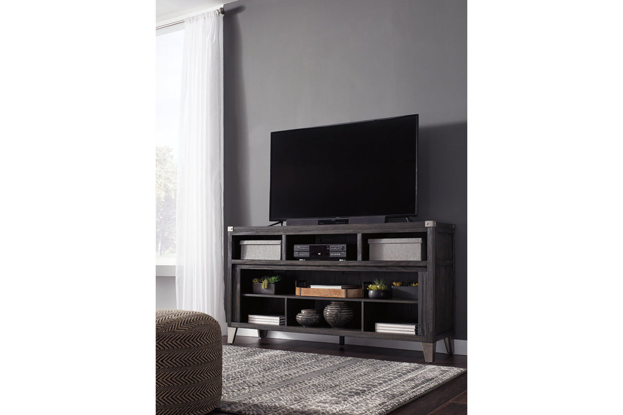 Todoe Gray 65" TV Stand from Ashley - Luna Furniture