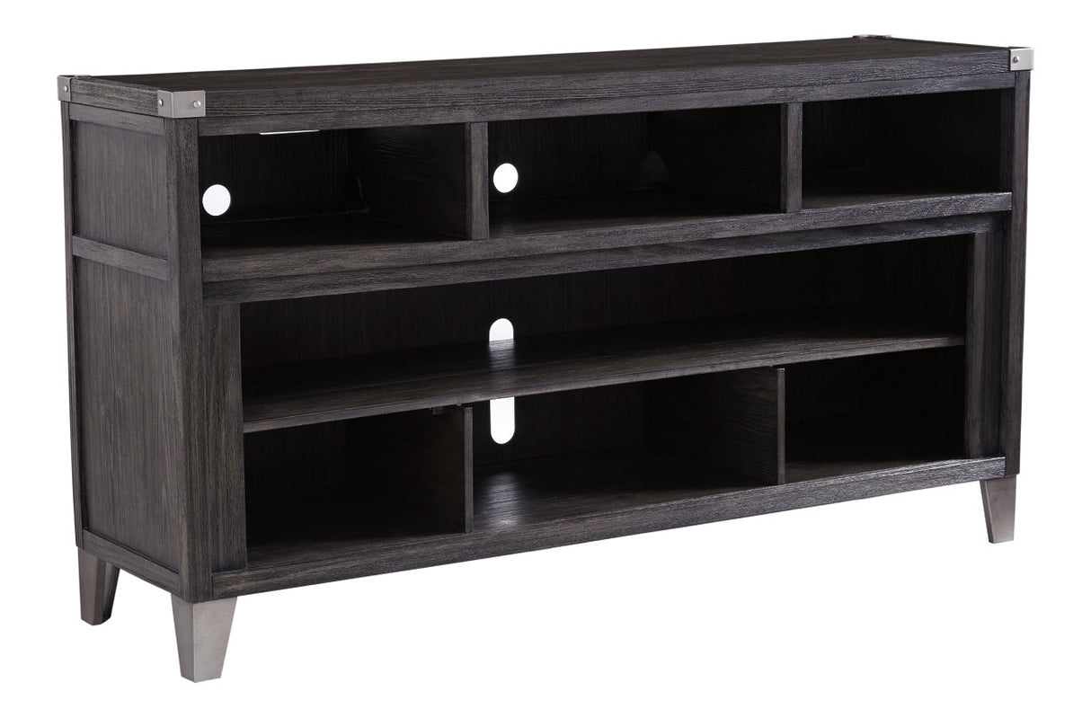 Todoe Gray 65" TV Stand from Ashley - Luna Furniture