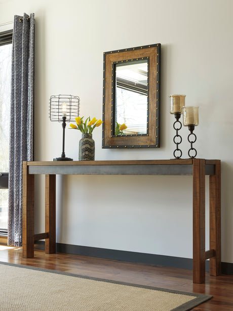 Torjin Brown/Gray Counter Height Set from Ashley - Luna Furniture