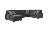 Tracling Slate 3-Piece LAF Chaise Sectional from Ashley - Luna Furniture