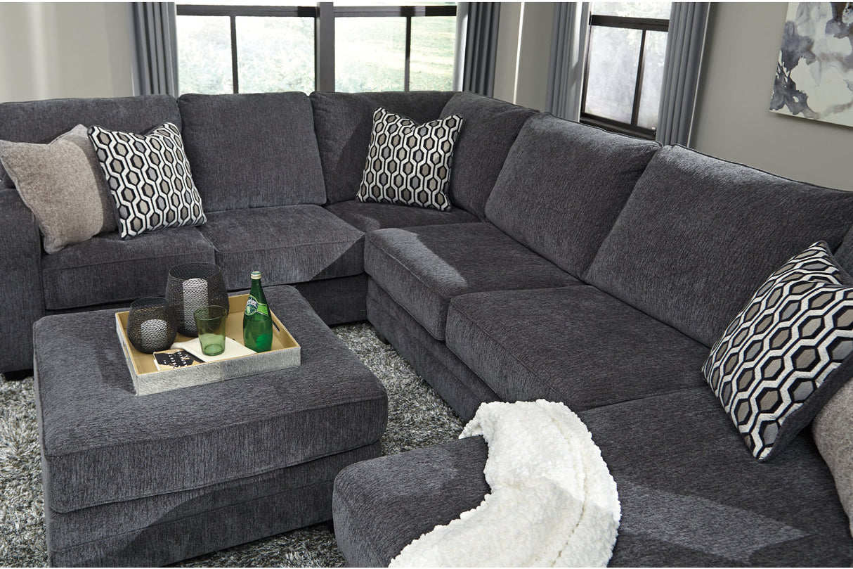 Tracling Slate Oversized Ottoman from Ashley - Luna Furniture