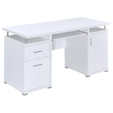 Tracy White 2-Drawer Computer Desk from Coaster - Luna Furniture