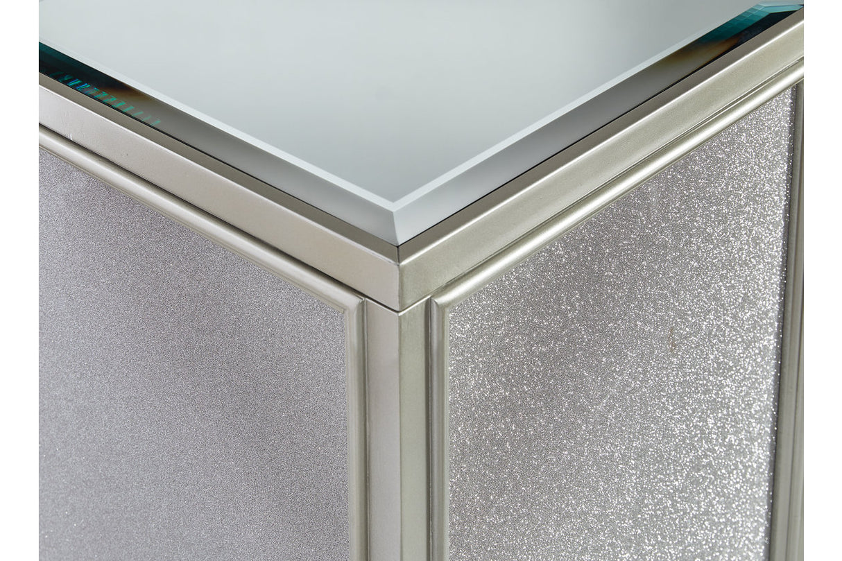 Traleena Silver Finish Nesting End Table from Ashley - Luna Furniture