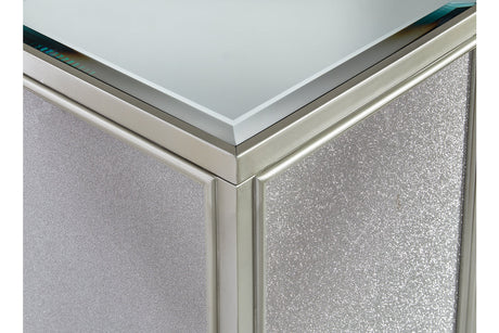 Traleena Silver Finish Nesting End Table from Ashley - Luna Furniture