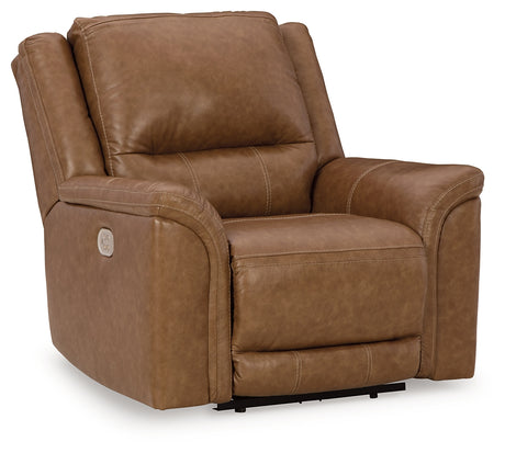 Trasimeno Caramel Power Recliner from Ashley - Luna Furniture